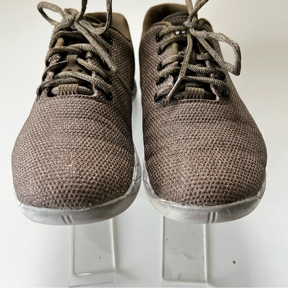 No Bull Olive Heather Trainer Unisex Sneaker Mens 8.5 Womens 10 - Picture 6 of 8
